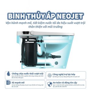 Ảnh công trình thực tế Bồn Cầu NEO JET Không Dùng Điện BASIC NEO-200