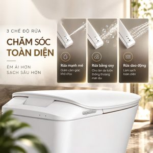 Ảnh công trình thực tế Bồn Cầu Thông Minh BASIC FLY X7