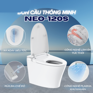 Ảnh công trình thực tế Bồn Cầu Thông Minh BASIC NEO-120S