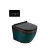 Bồn Cầu Treo Tường BASIC BS-8016WG Lam Vân Gỗ