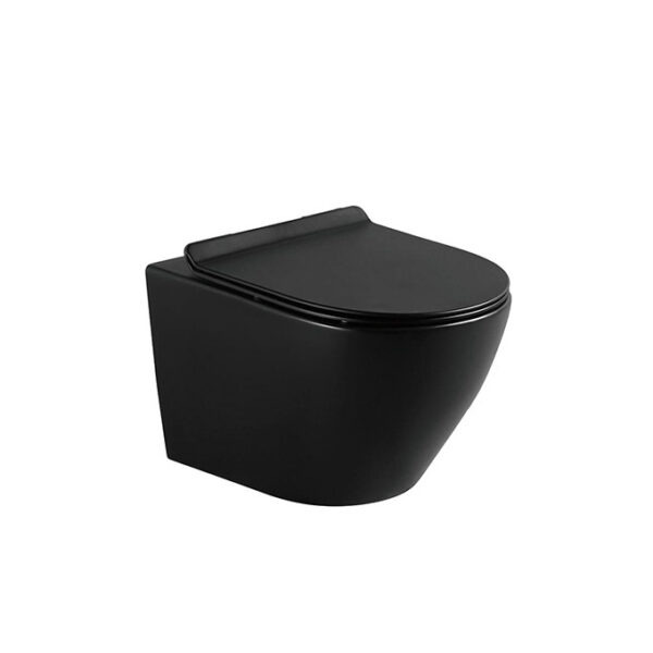 Bồn Cầu Treo Tường BASIC EDEN-B Đen Mờ
