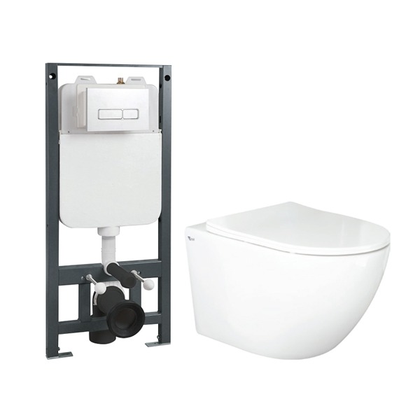 Bồn Cầu Treo Tường Ecod EB266/EBK266