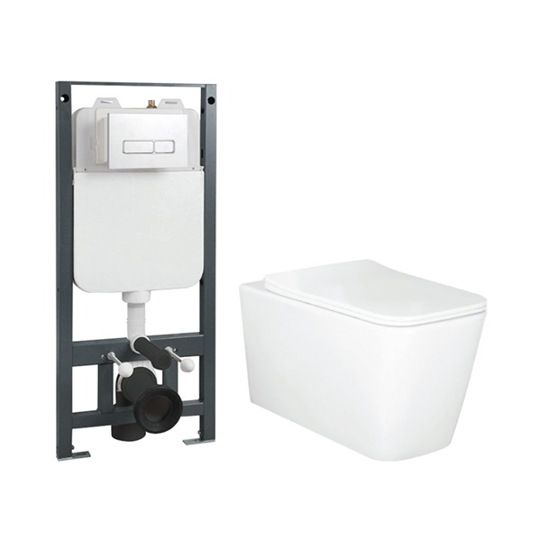 Bồn Cầu Treo Tường Ecod EB288/EBK266