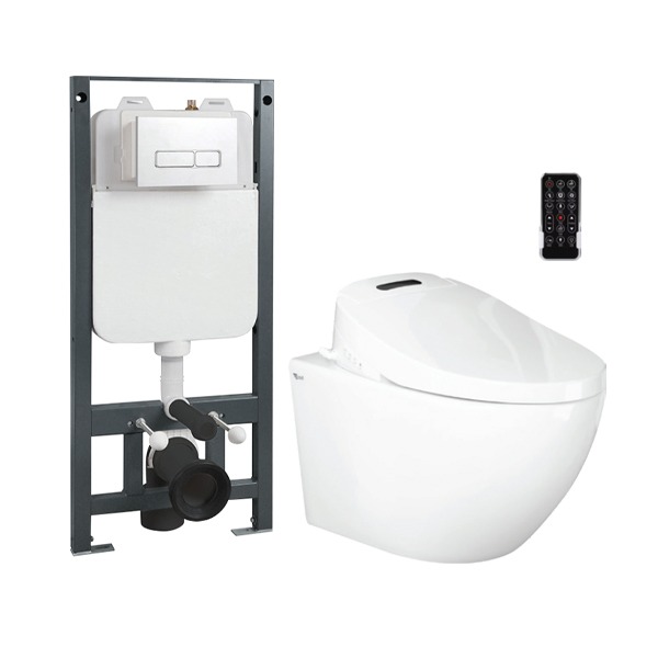 Bồn Cầu Treo Tường Nắp Rửa Điện Tử Ecod EB266/EBK266/EBN1805