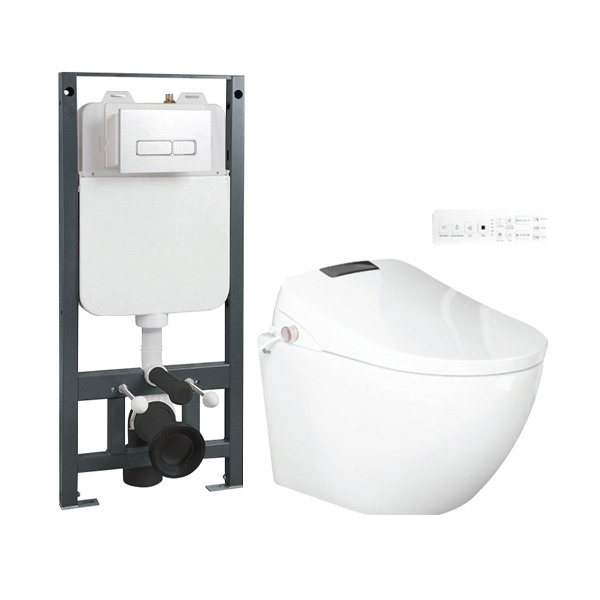 Bồn Cầu Treo Tường Nắp Rửa Điện Tử Ecod EB266/EBK266/EBN1806