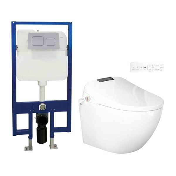 Bồn Cầu Treo Tường Nắp Rửa Điện Tử Ecod EB266/EBK288/EBN1806