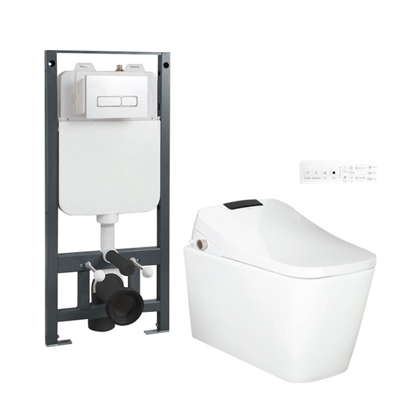 Bồn Cầu Treo Tường Nắp Rửa Điện Tử Ecod EB288/EBK266/EBN1808