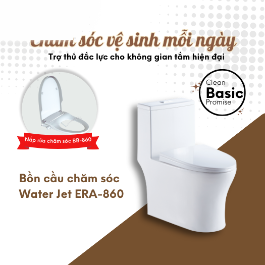 Bồn Cầu Water Jet BASIC ERA-860