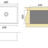 Bồn Rửa Chén Ecoland GALAXY HM.1B6845 - ảnh 2