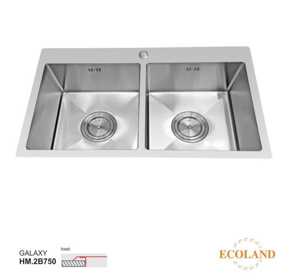Bồn Rửa Chén Ecoland GALAXY HM.2B750
