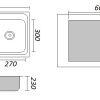 Bồn Rửa Chén Ecoland MERCURY IN.2680 - ảnh 2