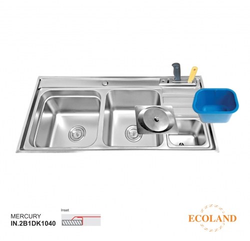 Bồn Rửa Chén Ecoland MERCURY IN.2B1DK1040