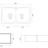 Bồn Rửa Chén Ecoland VENUS SUS.2B780 - ảnh 2