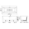 Bồn Tắm American Standard Acacia E BTAS6719 Đặt Sàn 1.7M - ảnh 2