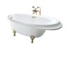 Bồn Tắm Đặt Sàn TOTO PPY1610HIPTV14E#S Ngọc Trai 1m6 Tay Vịn