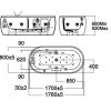 Bồn Tắm Massage American Standard 70192100-WT Đặt Sàn 1.7 - ảnh 2