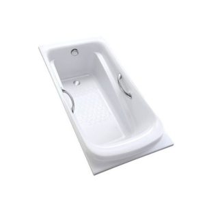 Ảnh công trình thực tế Bồn tắm ngọc trai TOTO PPY1560HPE#P/TVBF412/DB505R-2B 1m5 có tay vịn kèm bộ xả
