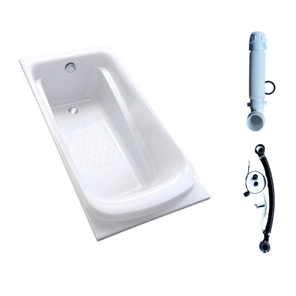 Bồn tắm ngọc trai TOTO PPY1560PE#P/TVBF412/DB505R-2B 1m5 kèm bộ xả