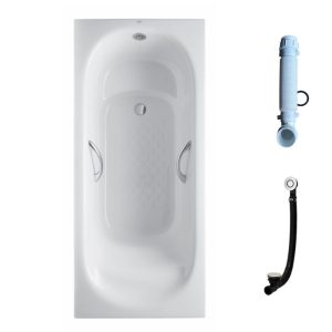 Ảnh công trình thực tế Bồn tắm ngọc trai TOTO PPY1750HPE#P 1m7 có tay vịn