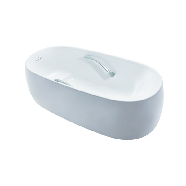 Bồn Tắm TOTO PJY1744WHPWEN#GW/TVBF412 GALALATO Đặt Sàn 1m7 Tay Vịn Gồm Ống Thải