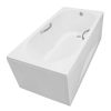 Bồn Tắm Yếm TOTO PAY1515HVC#W/TVBF411 Nhựa 1m5 Tay Vịn Gồm Bộ Xả Thải