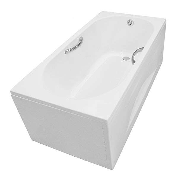 Bồn Tắm Yếm TOTO PAY1515HVC#W/TVBF411 Nhựa 1m5 Tay Vịn Gồm Bộ Xả Thải