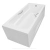 Bồn Tắm Yếm TOTO PAY1735HVC#W Nhựa 1m7 Tay Vịn