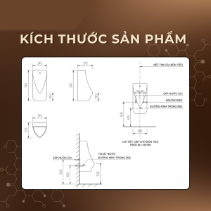Ảnh công trình thực tế Bồn Tiểu Nam Cảm Ứng BASIC BU-14018S