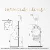 Bồn Tiểu Nam Treo Tường BASIC BU-14007 - ảnh 4