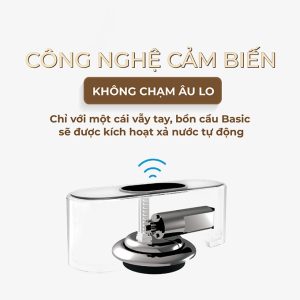 Ảnh công trình thực tế Cảm Biến Xả BASIC 100TF-D
