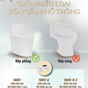 Ảnh công trình thực tế Cảm Biến Xả BASIC 100TF-D
