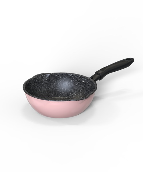 Chảo Sâu Vân Đá Sunhouse Stone Pro SHS20MRE (size 20cm)