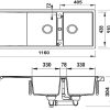 Chậu Đá Hafele HS20-GKD2S80 570.33.530 (MÀU XÁM) - ảnh 2