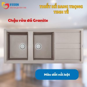 Ảnh công trình thực tế Chậu Đá Rửa Chén Malloca TORTORA G-50043