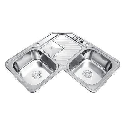 Chậu Góc 2 Hộc Gorlde GD 505