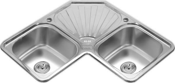 Chậu Góc 2 Hộc Gorlde GD-5408