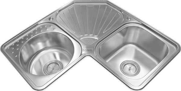 Chậu Góc 2 Hộc Gorlde GD-5409