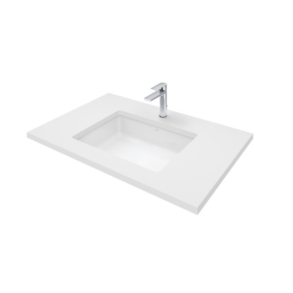 Chậu Lavabo Âm Bàn TOTO LW1556A#XW/TL516GV Kèm Giá Đỡ