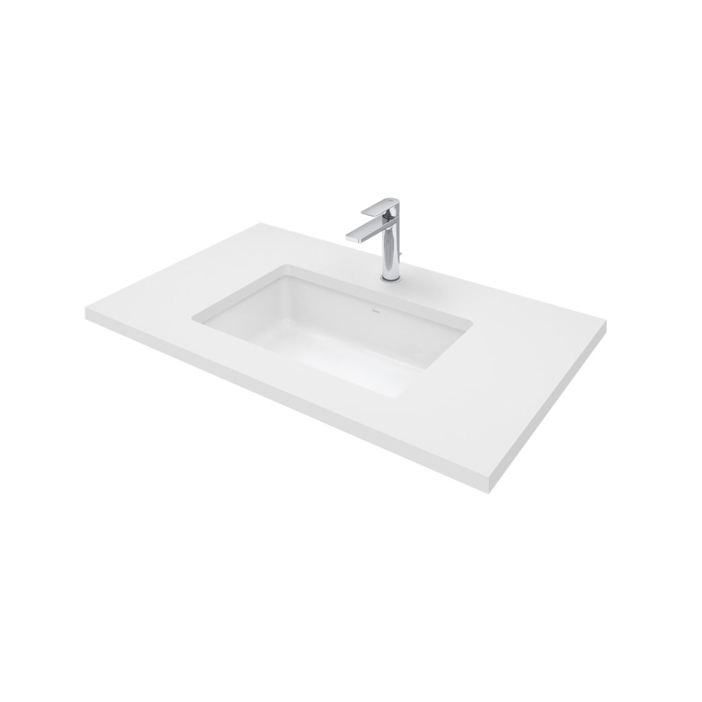 Chậu Lavabo TOTO LW1555BA#XW/TL516GV Âm Bàn Kèm Giá Đỡ