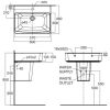 Chậu Lavabo Treo Tường American Standard Acacia E 0507W-WT/0707-WT Chân Ngắn - ảnh 3