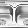 Chậu Rửa 2 Hộc Có Cài Dao Gorlde GD-5812