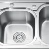 Chậu Rửa 2 Hộc Có Hộp Rác Gorlde GD-5403