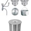 Chậu Rửa 2 Hộc Có Hộp Rác Gorlde GD-5803 - ảnh 2