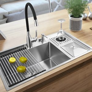 Ảnh công trình thực tế Chậu Rửa Bát Bello BL – C360 (1 Hố, 1 Bàn Chờ)