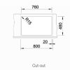 Chậu Rửa Bát Blanco LEXA 8 Rock Grey - ảnh 2