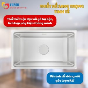 Ảnh công trình thực tế Chậu Rửa Bát Chống Xước Eurogold EUC17043GB (EUC17043EB)