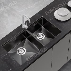 Ảnh công trình thực tế Chậu Rửa Bát Chống Xước Eurogold EUC28245LD/GD