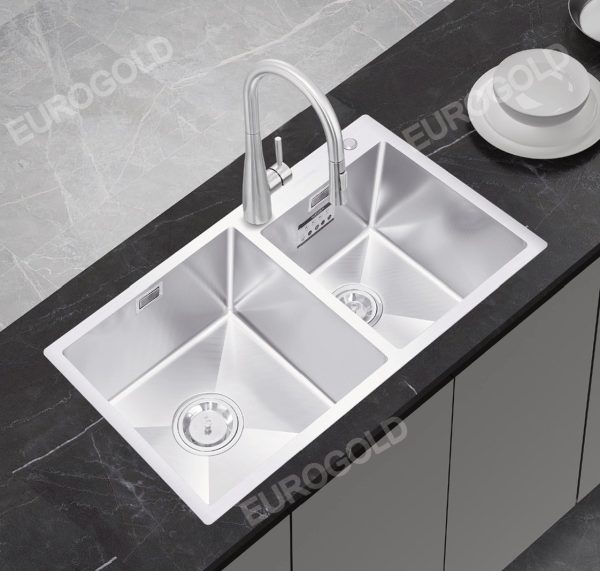 Chậu Rửa Bát Chống Xước Eurogold EUC28248LA/GA