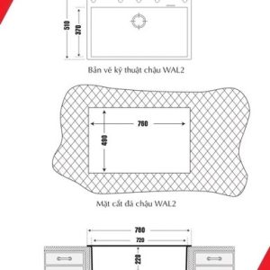 Ảnh công trình thực tế Chậu Rửa Bát Đá Carysil WAL2-03 (Màu Đen)