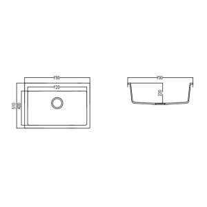 Ảnh công trình thực tế Chậu Rửa Bát Đá Maadela MDS-A7951W